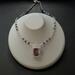 Beaded necklace is with 4mm firepolish glass beads